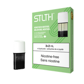 NICOTINE FREE STLTH HONEYDEW MENTHOL VAPE PODS MISTER VAPOR PEI